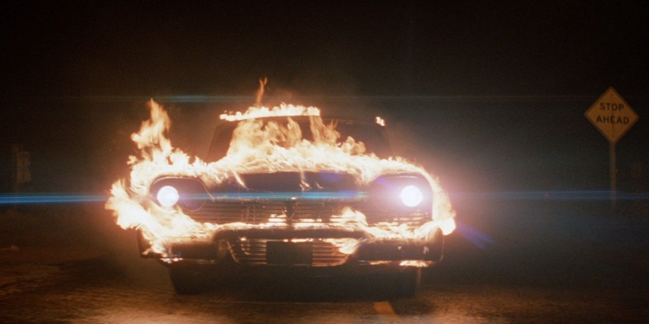 The_car_on_fire_in_Christine