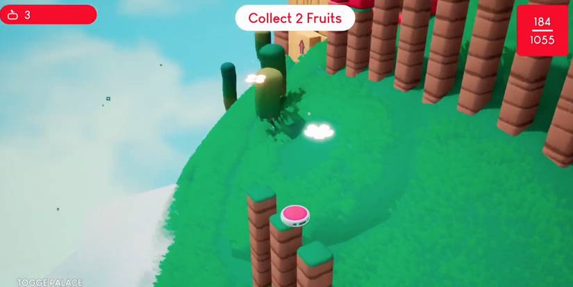 Player jumps a long distance on the map and lands on a specific spot