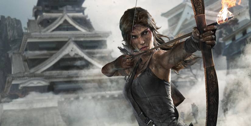 tomb raider lara croft bow and arrow