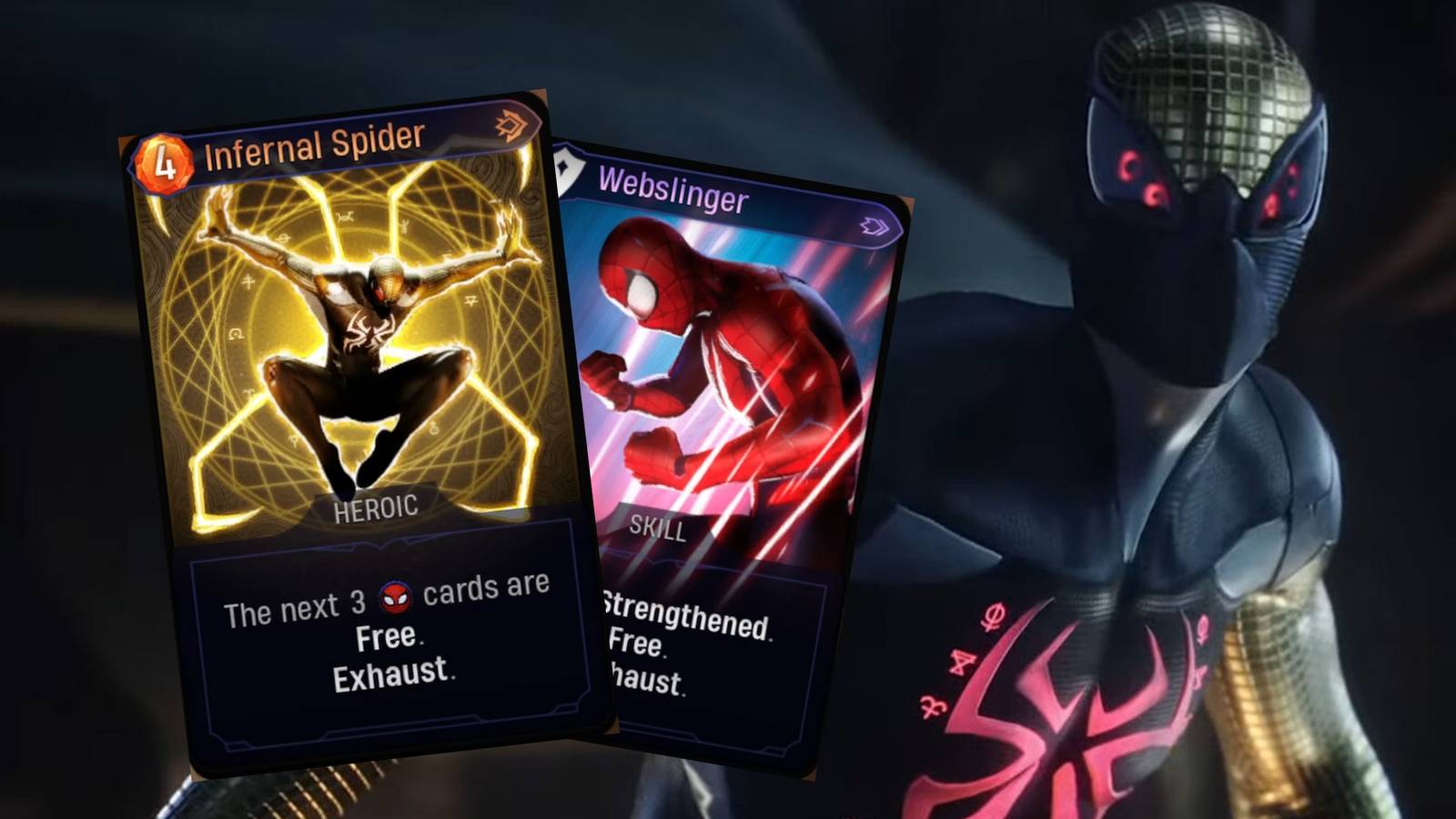 spider-man and his cards in midnight suns