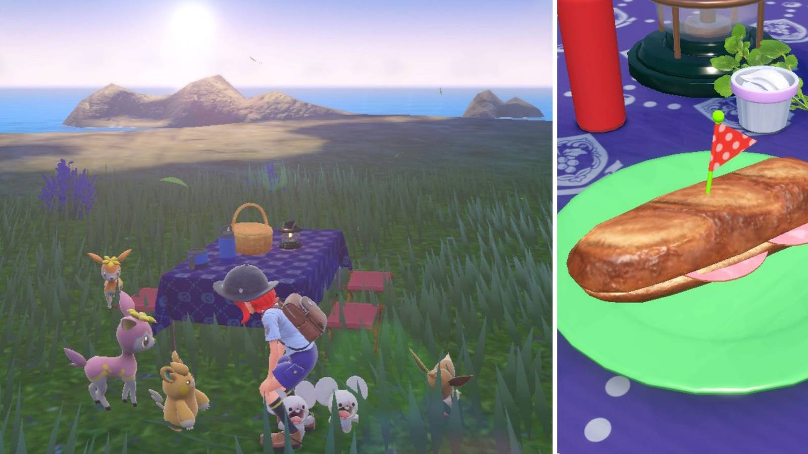 The best places to have picnics in Pokemon Scarlet & Violet