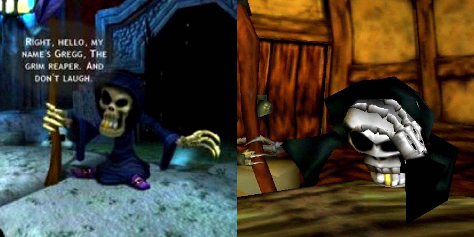 Greg The Grim Reaper In Conker: Live and Reloaded.