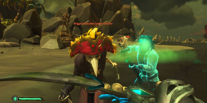 Fighting Briggsy's Location Lesson-Teacher In The Rogue's Legacy, Adventure 10 Sea of Thieves