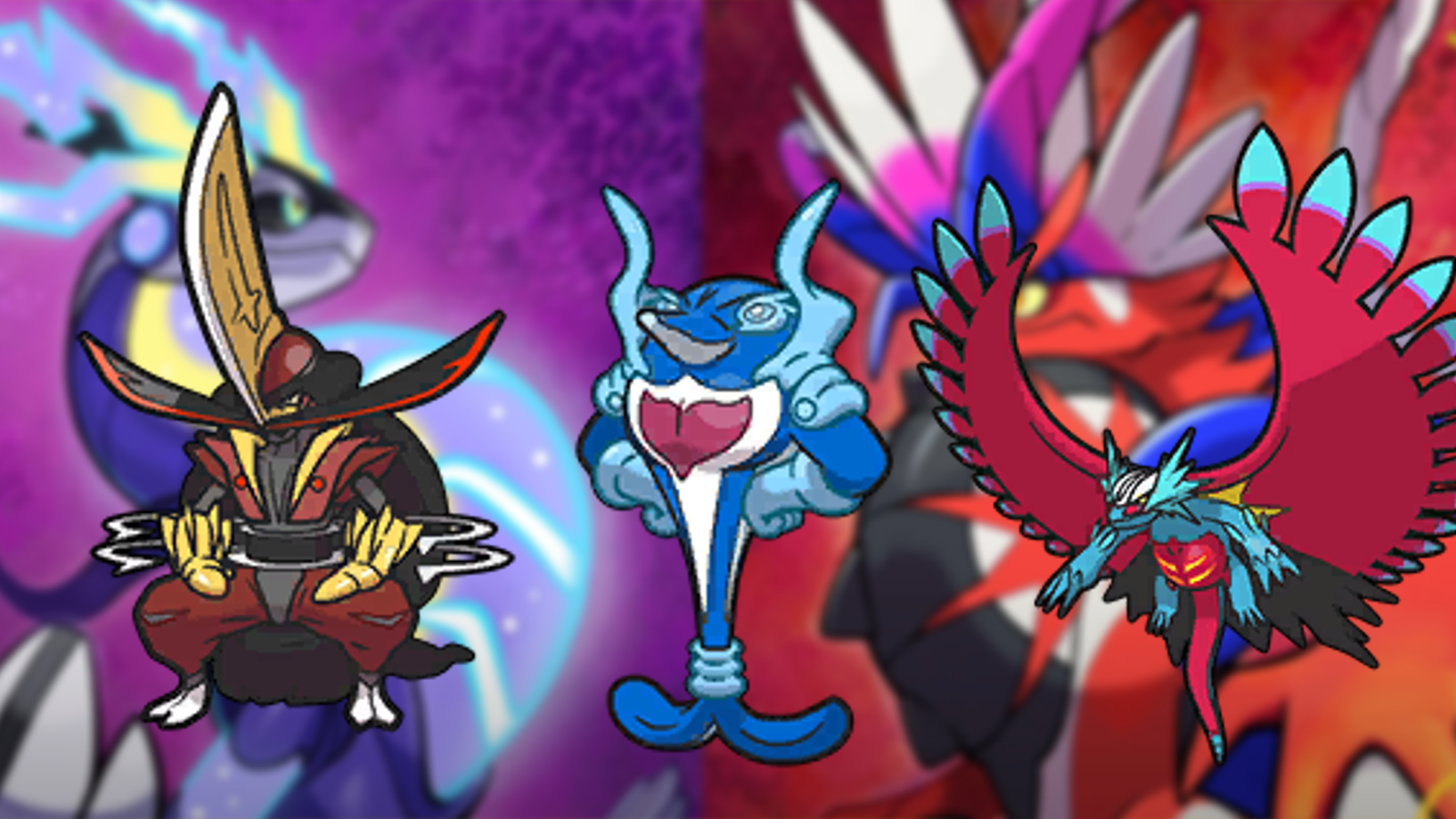 kingambit, palafin, and roaring moon 