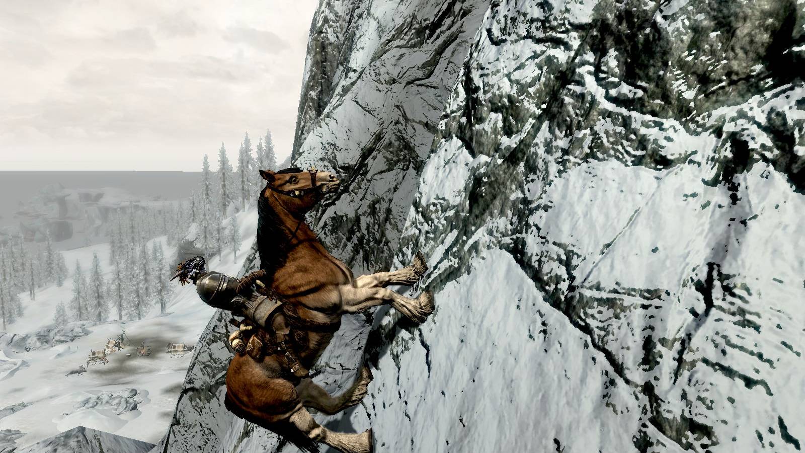 Unwritten rules of skyrim, you must always climb over mountains, not around them