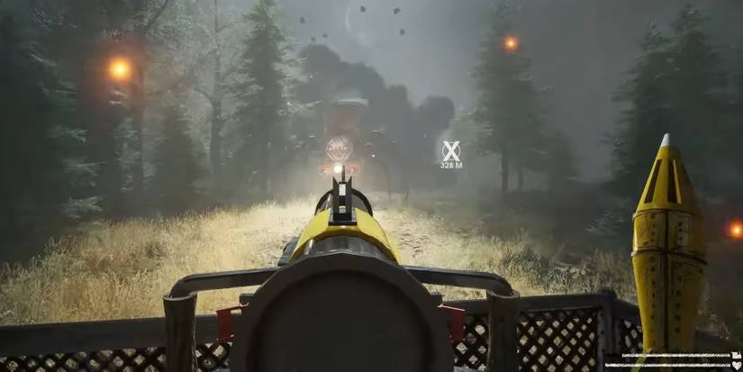 Choo-Choo Charles Using The Boomer Rocket Launcher