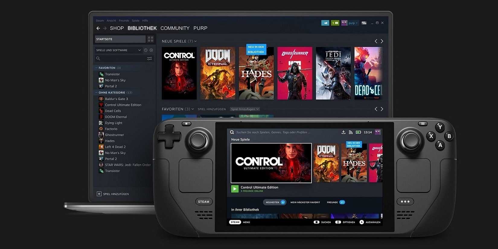 valve steam doc steam on laptop