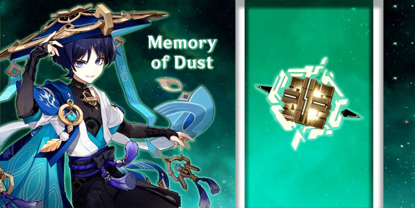 wanderer (scaramouche) and memory of dust in genshin impact