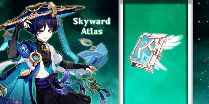 wanderer (scaramouche) and skyward atlas in genshin impact