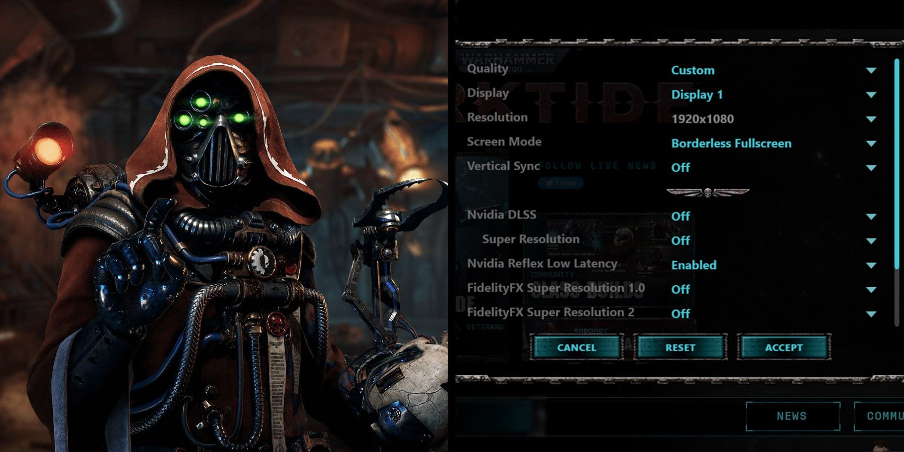 Warhammer 40K: Darktide PC best settings and performance tips