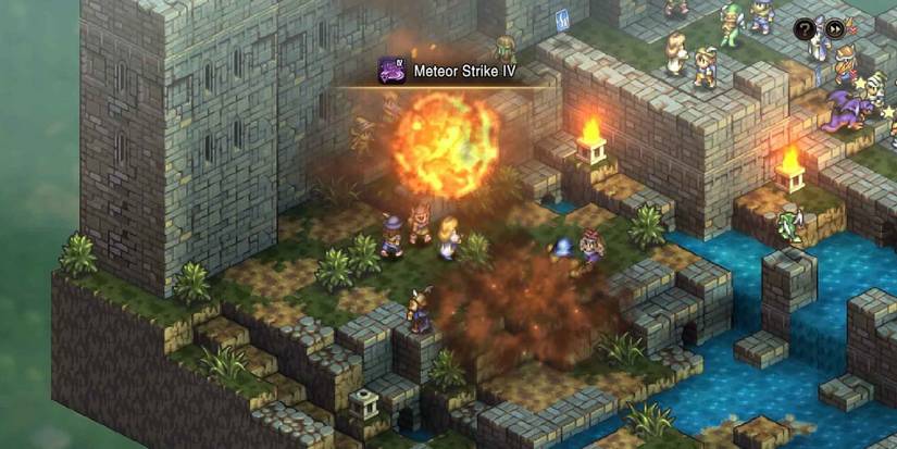 Casting Meteor Strike in Tactics Ogre Reborn