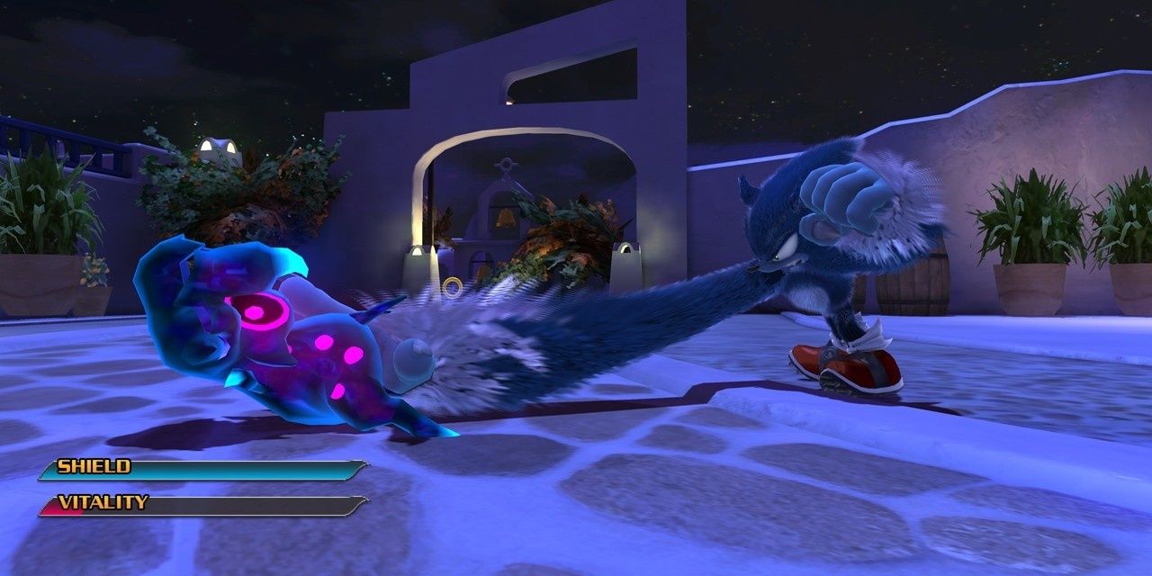 The Werehog in Sonic Unleashed