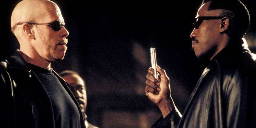 wesley snipes as blade in blade 2