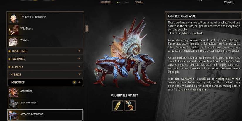 The Witcher Insectoids The Witcher 3: Every Type of Insectoid and How to Beat Them
