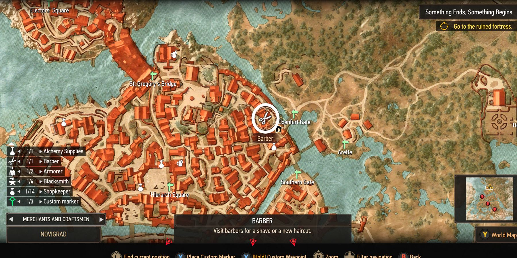 The Witcher 3: All Barber Locations