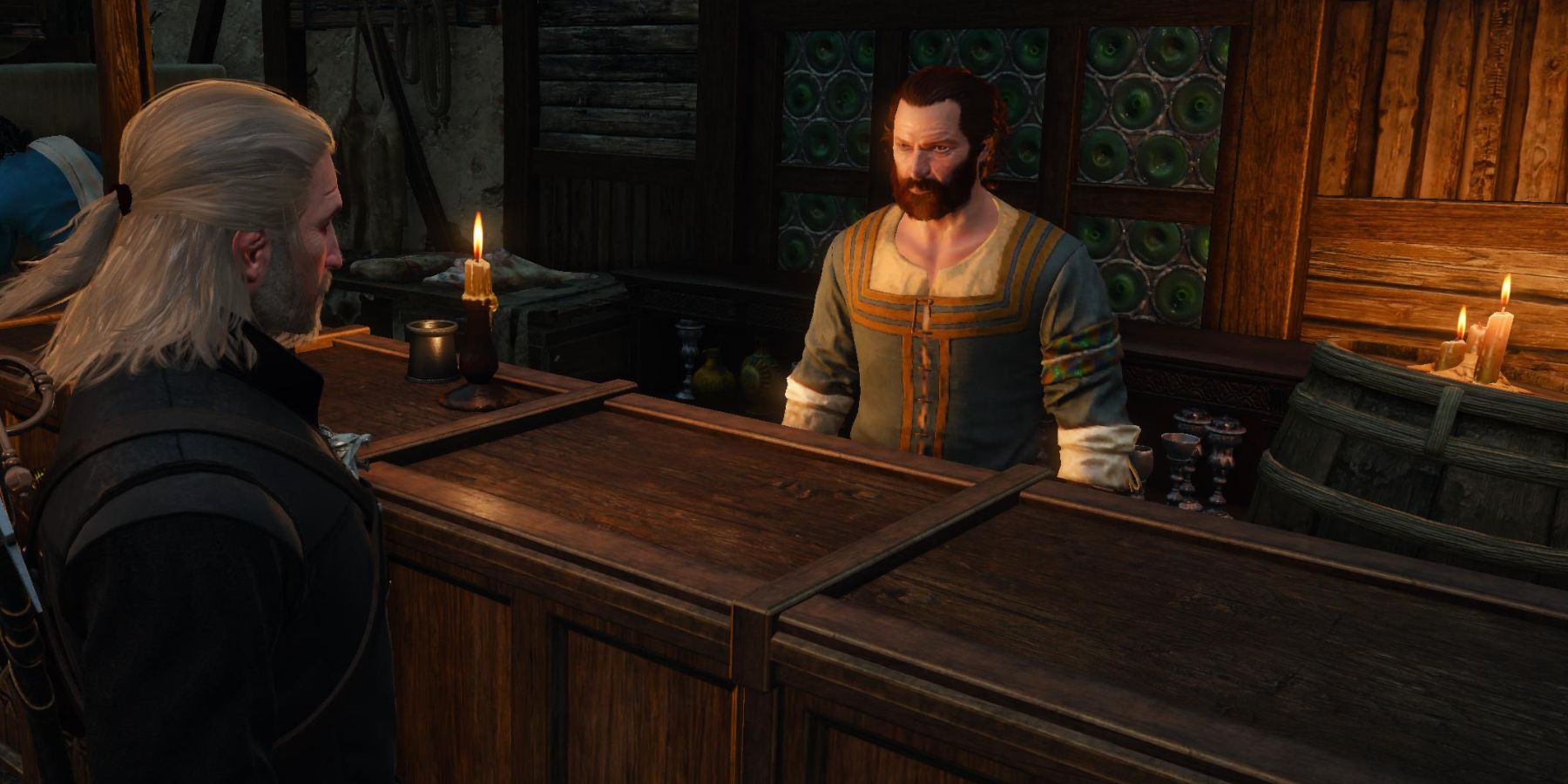 Witcher 3 conversing the Innkeeper