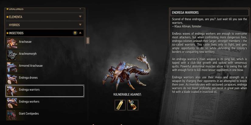The Witcher Insectoids The Witcher 3: Every Type of Insectoid and How to Beat Them