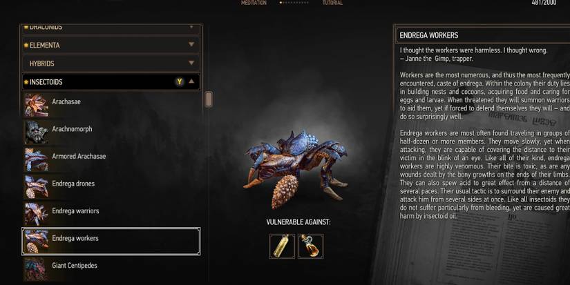 The Witcher Insectoids The Witcher 3: Every Type of Insectoid and How to Beat Them