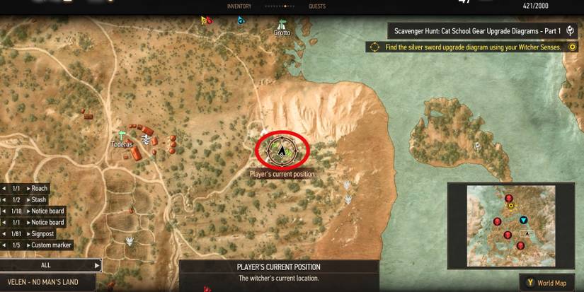 The Witcher 3 Scavenger Hunt Guide Cat School Gear the-witcher-3-scavenger-hunt-guide-cat-school-gear