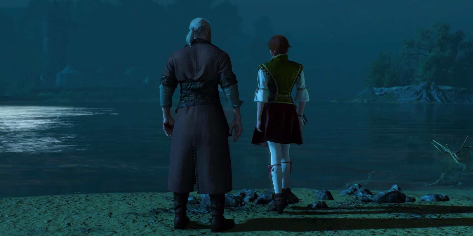 Witcher 3 - Geralt and Shani romanice scene