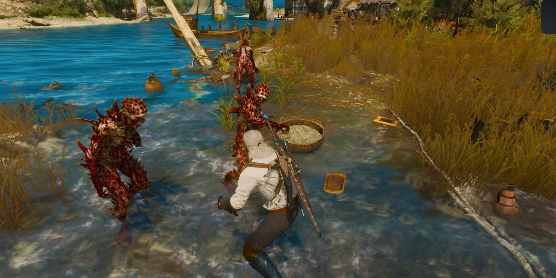Witcher-3-Geralt-Fight-Scurvers