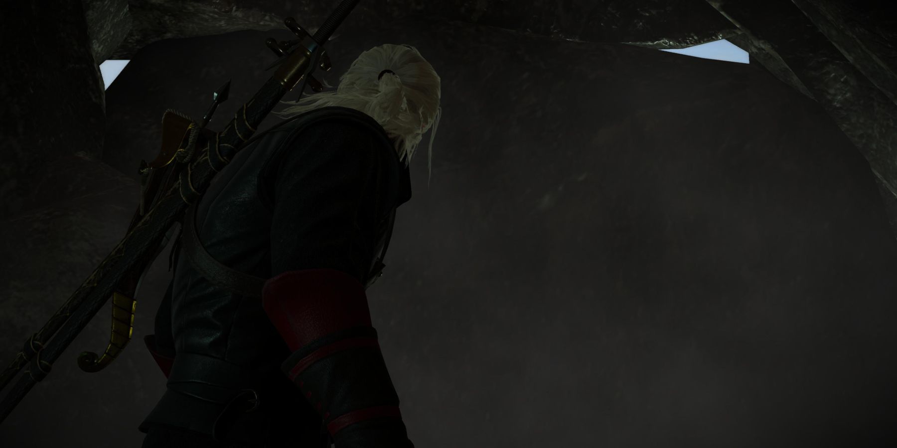 Witcher 3 Geralt trapped in the cave