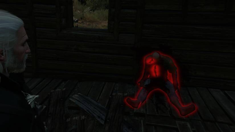 Witcher 3 Geralt using Witcher senses
