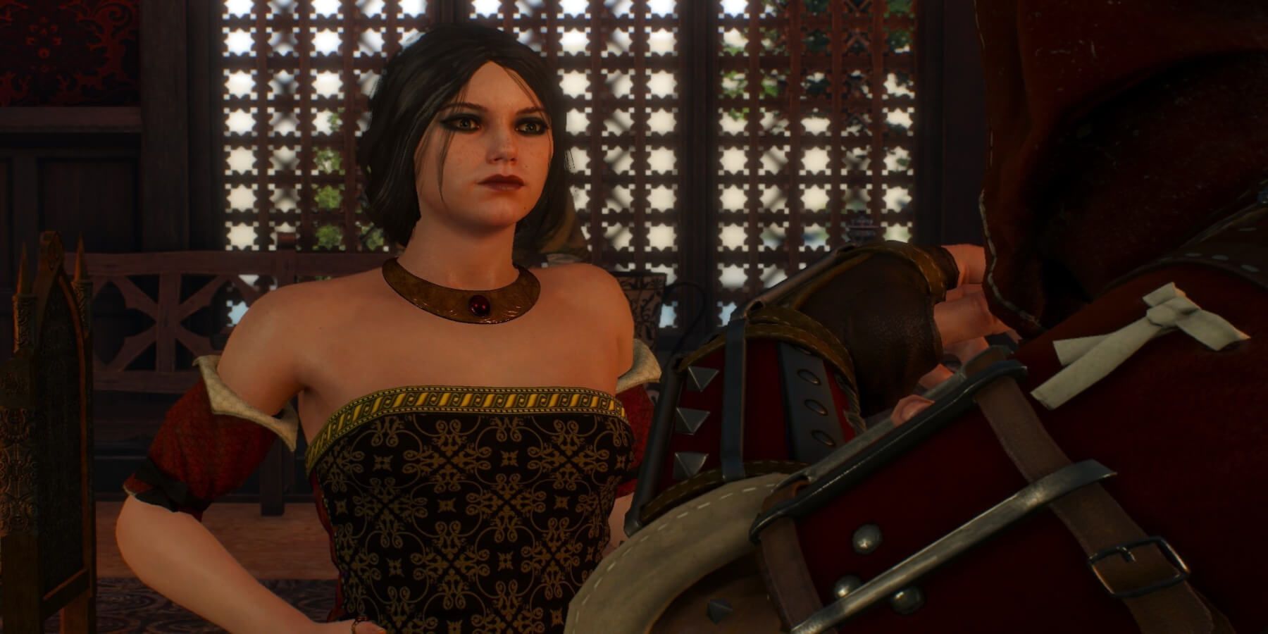 Sasha with Geralt in Witcher 3