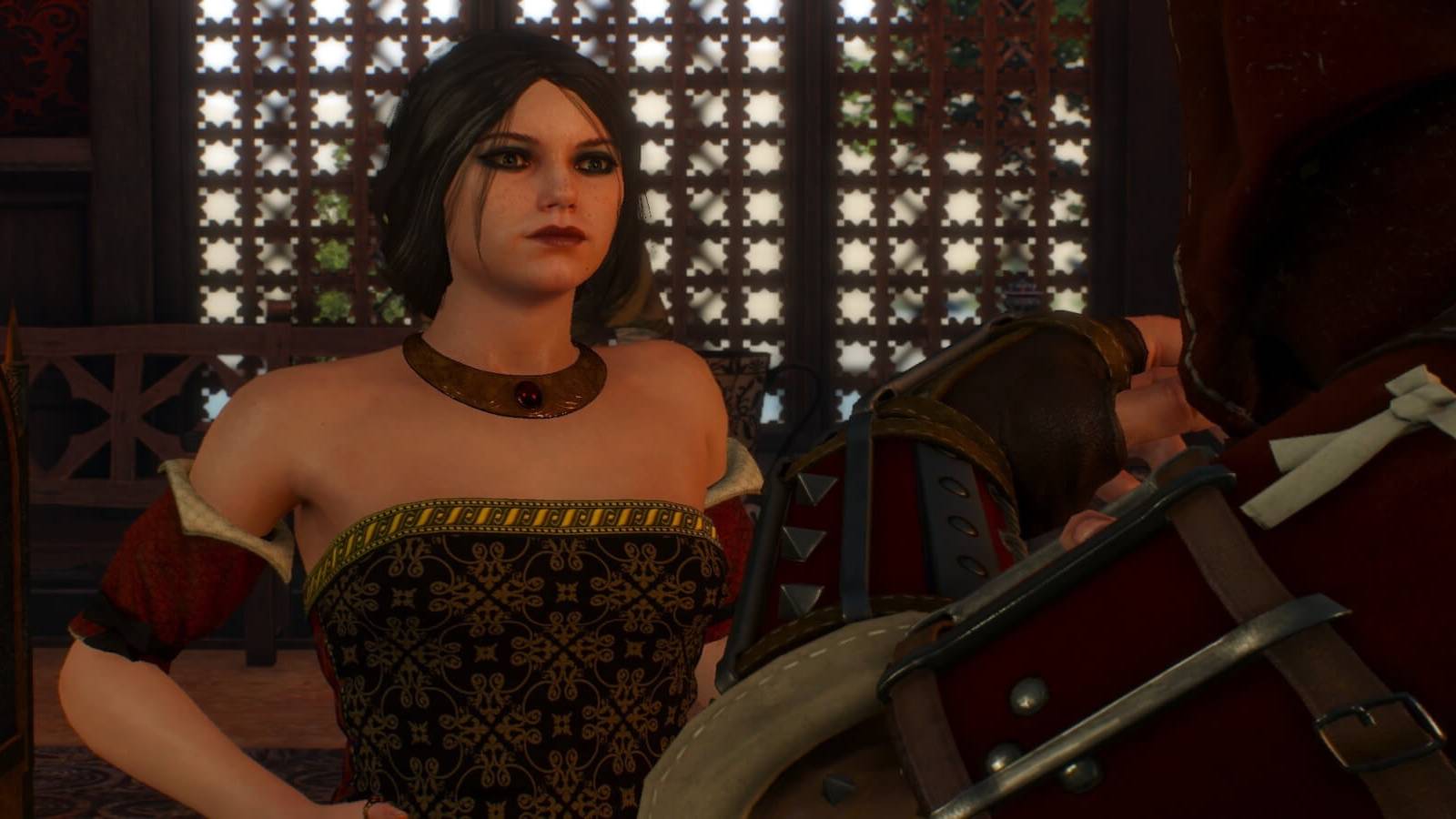 Sasha with Geralt in Witcher 3