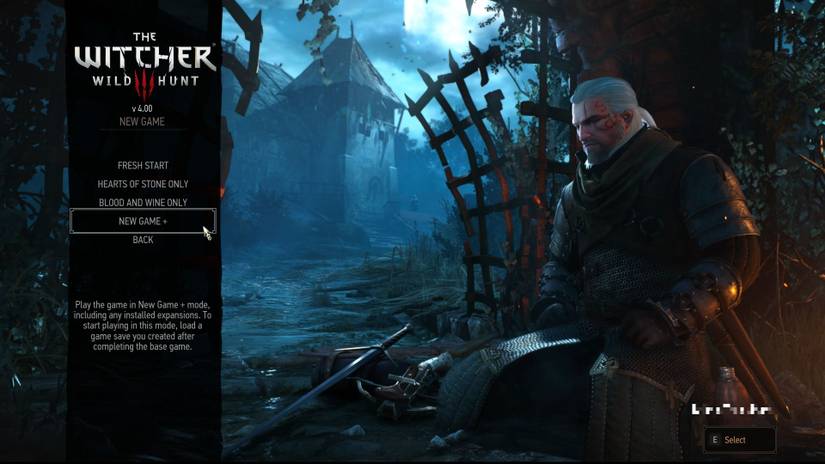 Witcher 3 New Game +