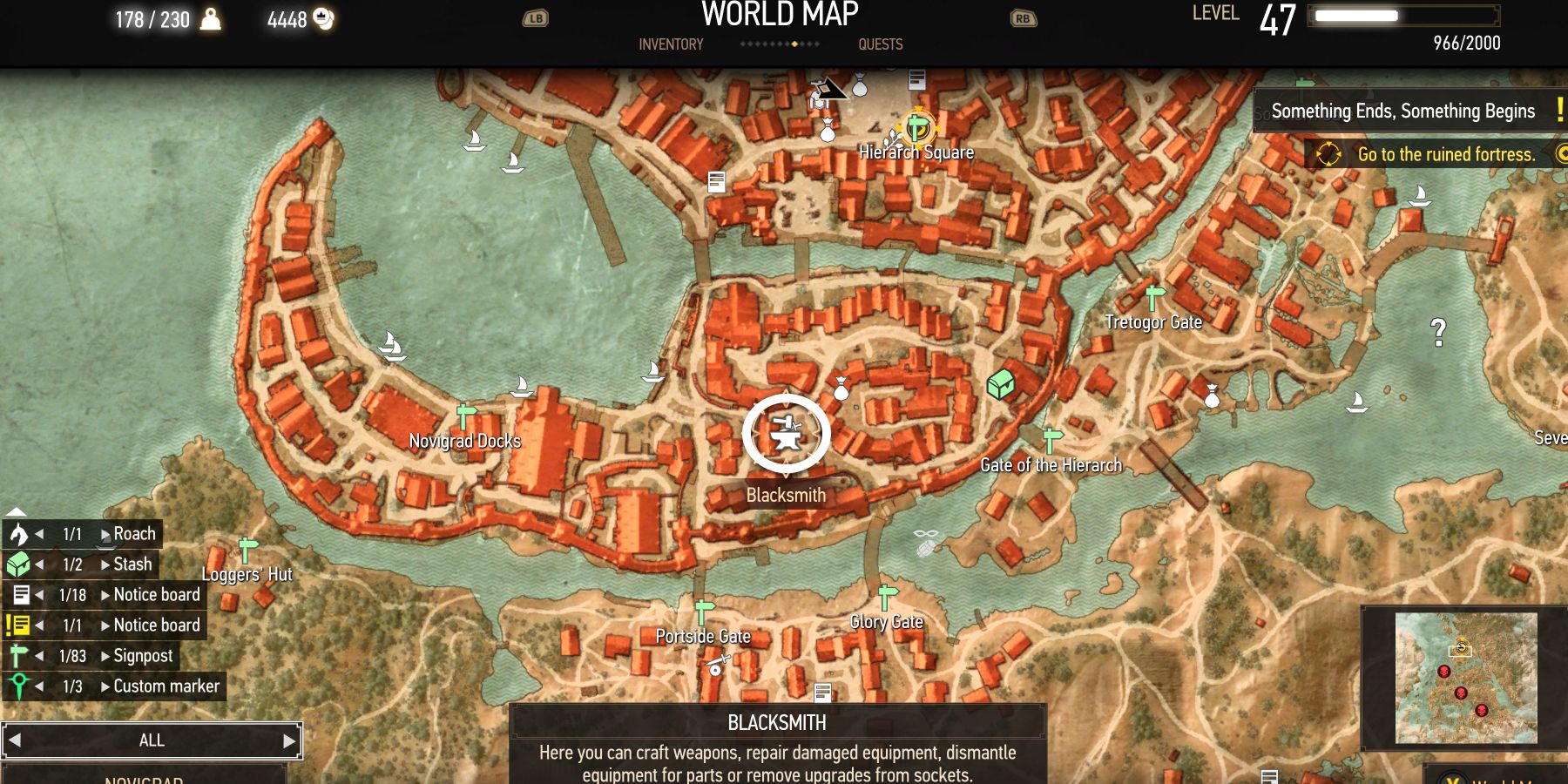 Witcher-3-Novigrad-Master-Armorer-Map