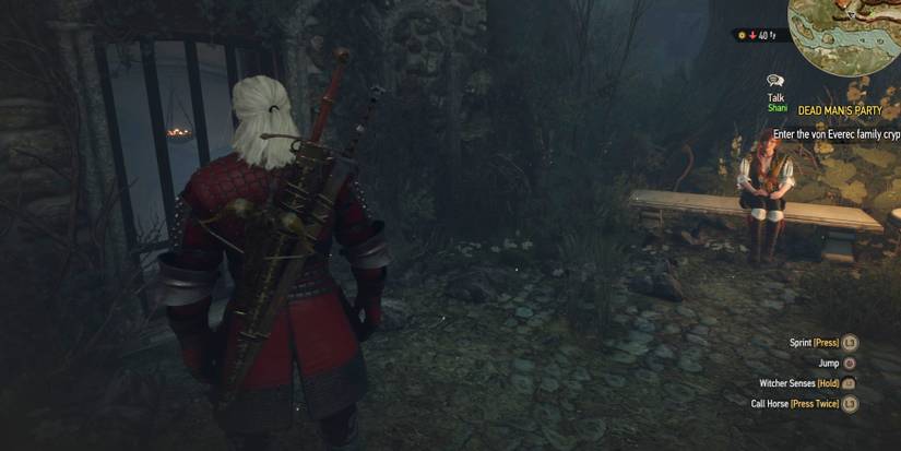 Witcher 3 - outside the von Everec crypt