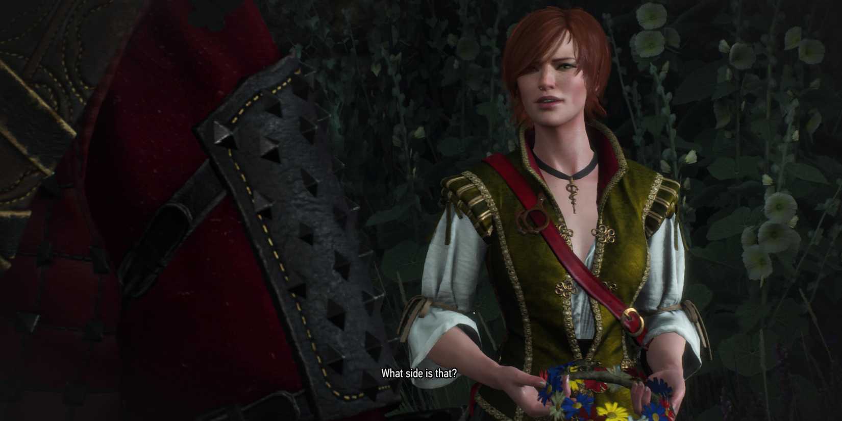 Witcher 3 - Shani outside the crypt