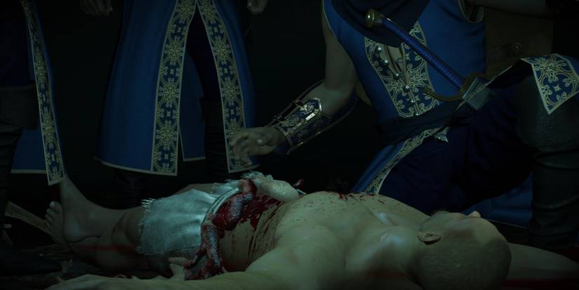 Witcher 3 The dead Toad Prince in human form