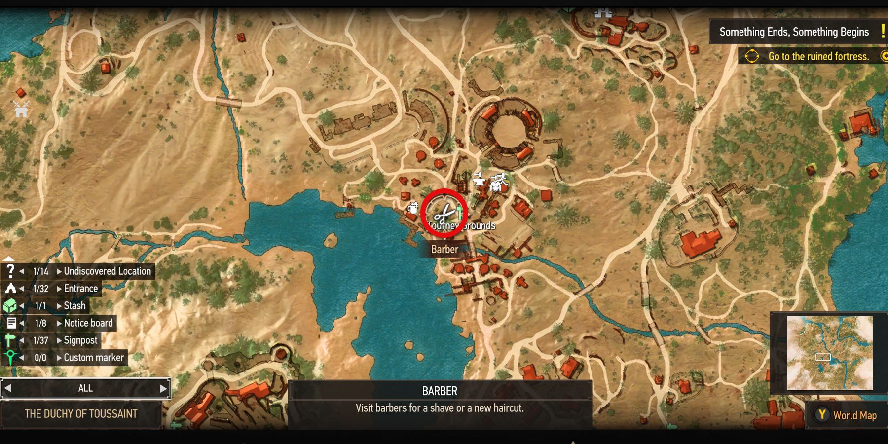 The Witcher 3: All Barber Locations