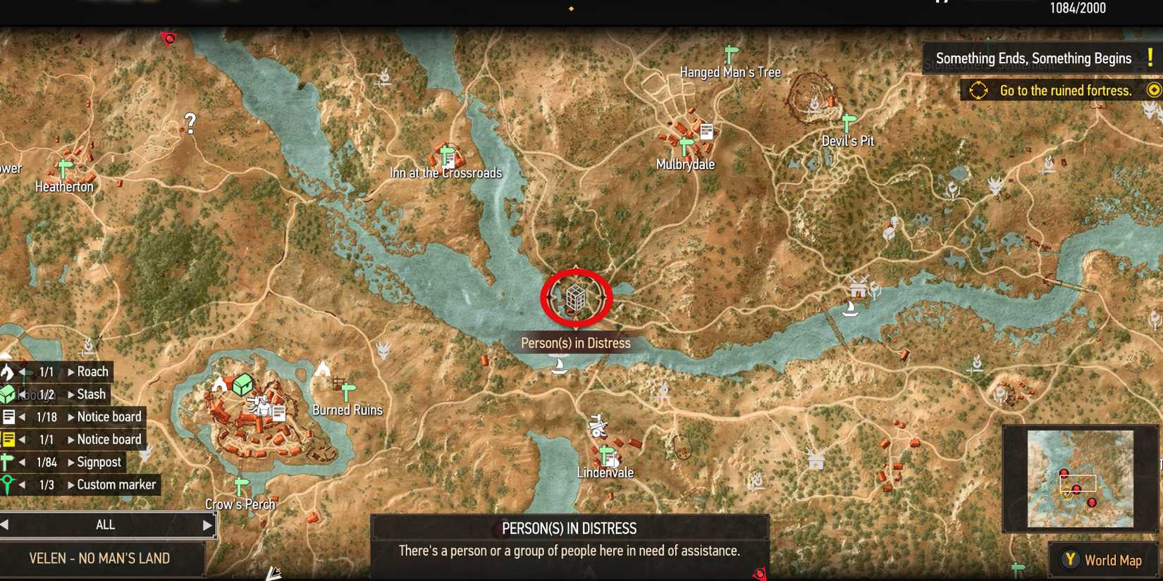 Witcher-3-Velen-Person-Distress-Claywich-Barber