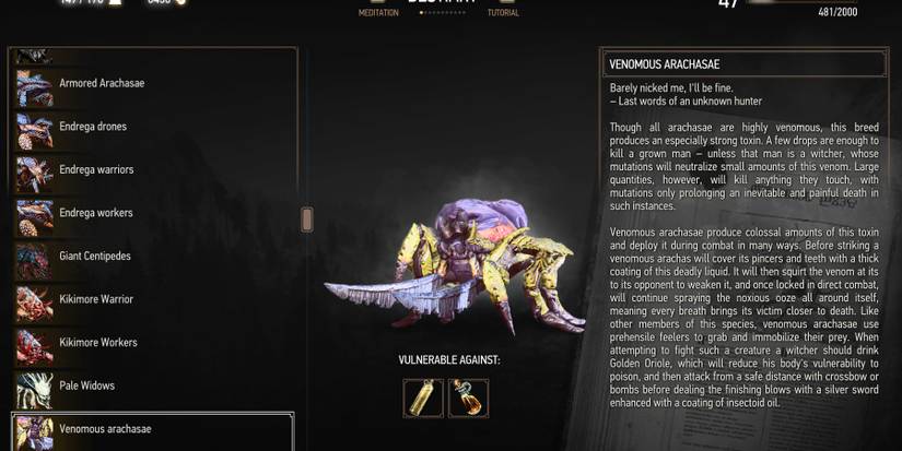 The Witcher Insectoids The Witcher 3: Every Type of Insectoid and How to Beat Them