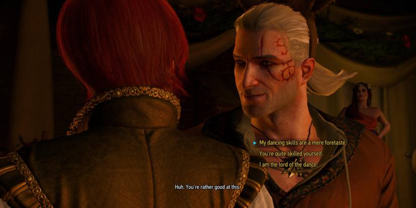 Witcher 3 -   Vlodimir's as Geralt dancing with Shani