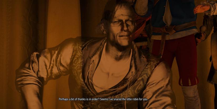 Witcher 3 -   Vlodimir's ghost encouraging Geralt