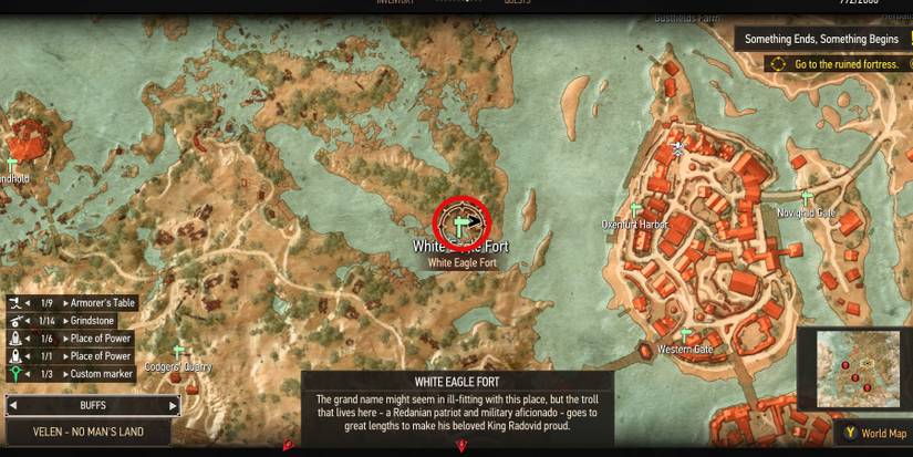Witcher-3-White-Eagle-Fort-Map
