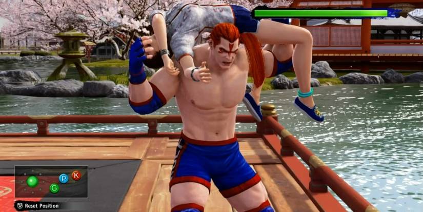 Wrestling in Other Games- VF5 Ultimate Showdown Wolf Burning Hammer