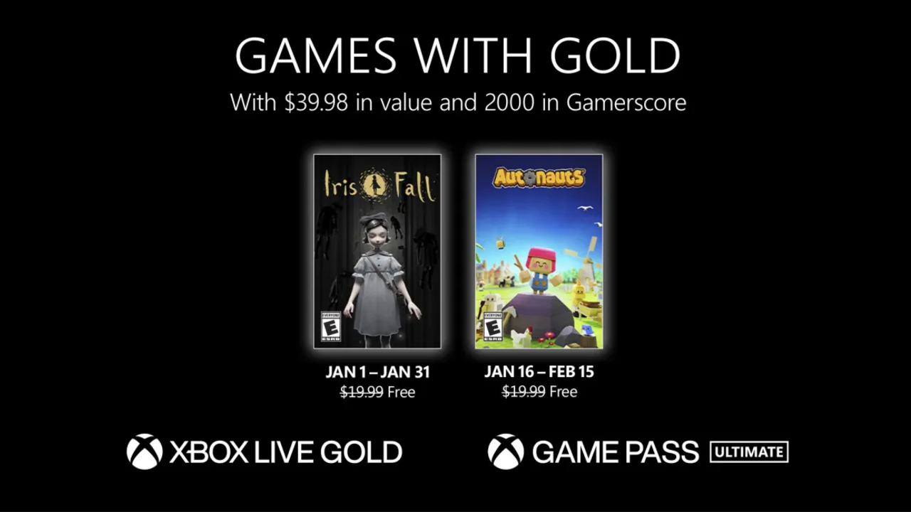 new free xbox games with gold available in january 2023