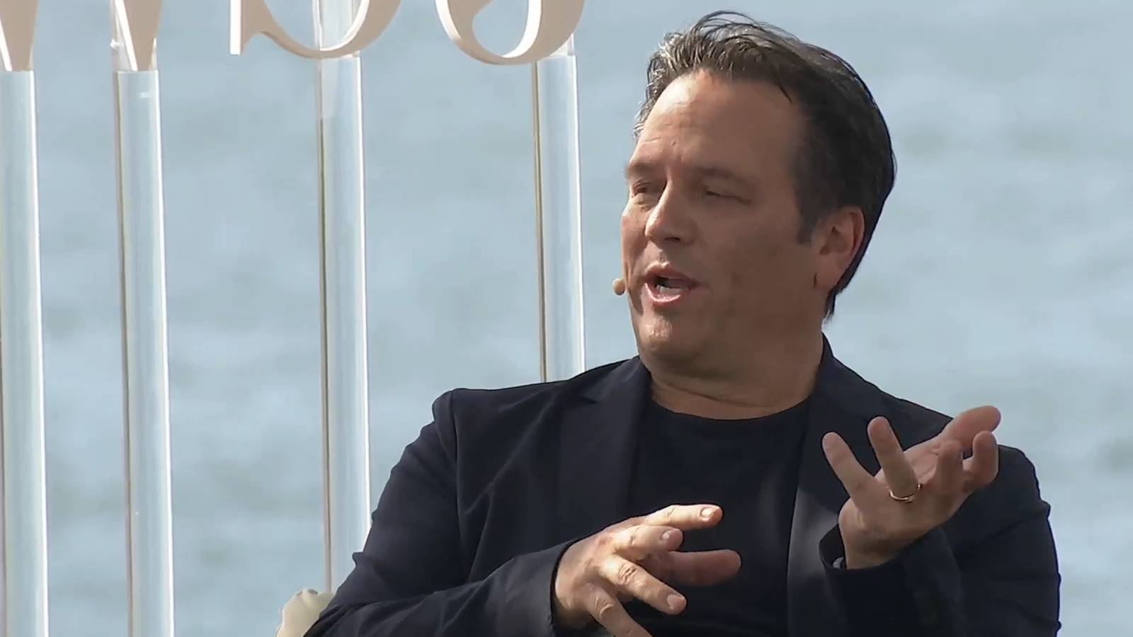 phil spencer gesturing