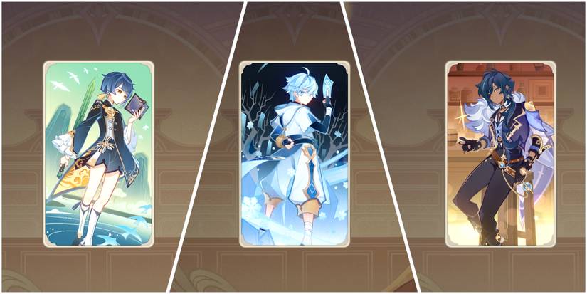 xinqiu-chongyun-kaeya in genshin impact tcg