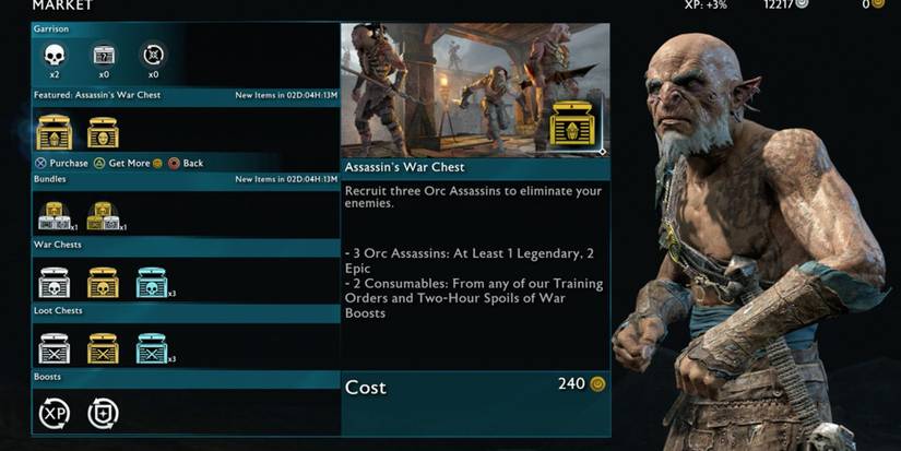 XP Boost in Shadow of War