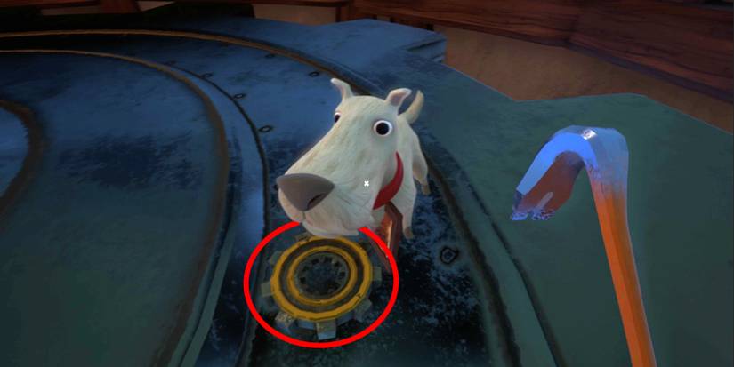 yellow gear in hello neighbor 2