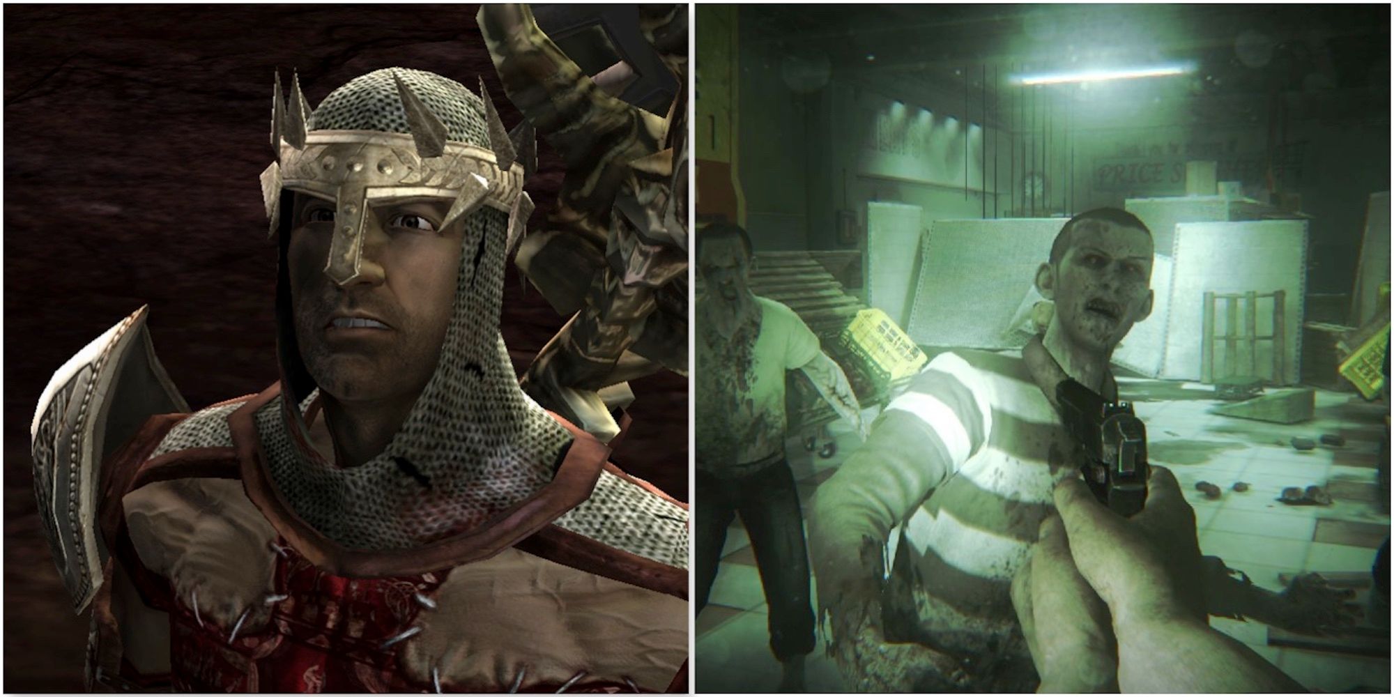 Dante in Dante’s Inferno and fighting zombies in ZombiU