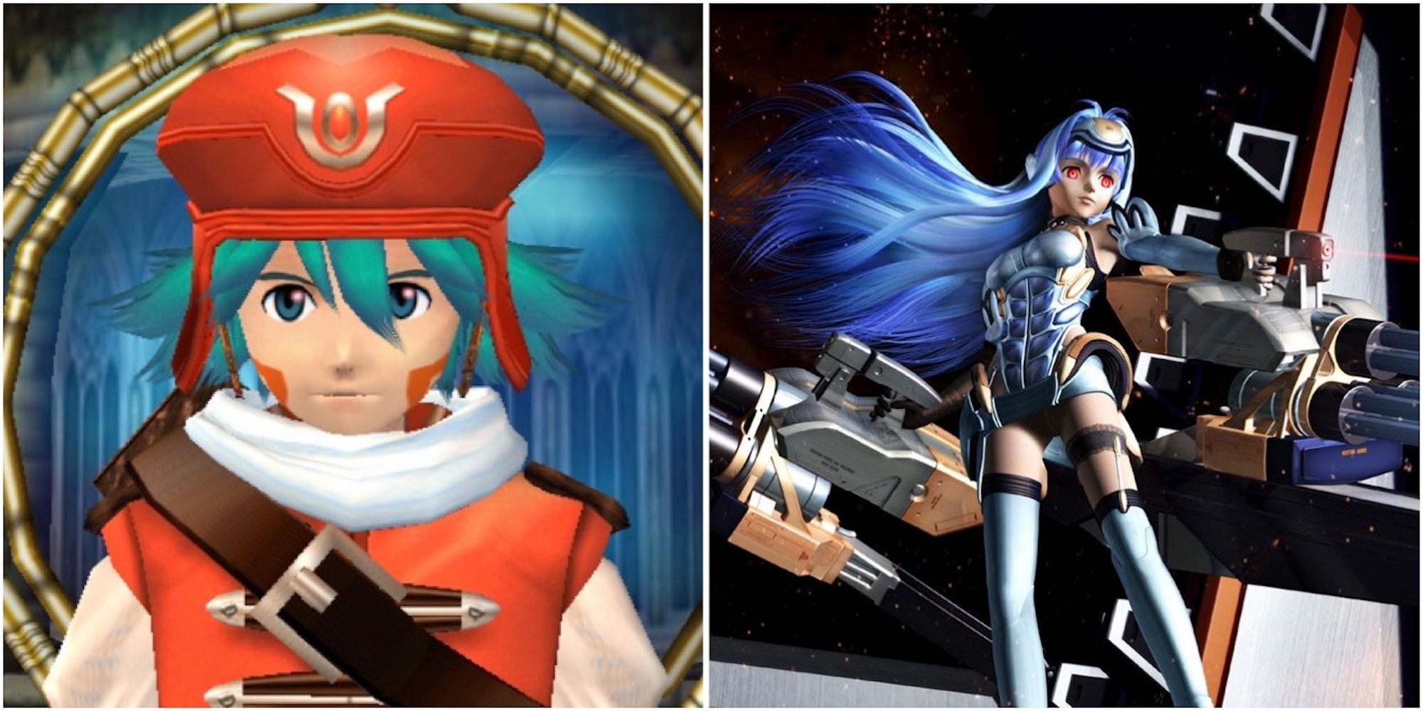 Kite in .hack infection and Kos-Mos in Xenosaga