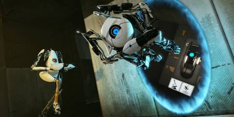 Portal 2 co-op robots