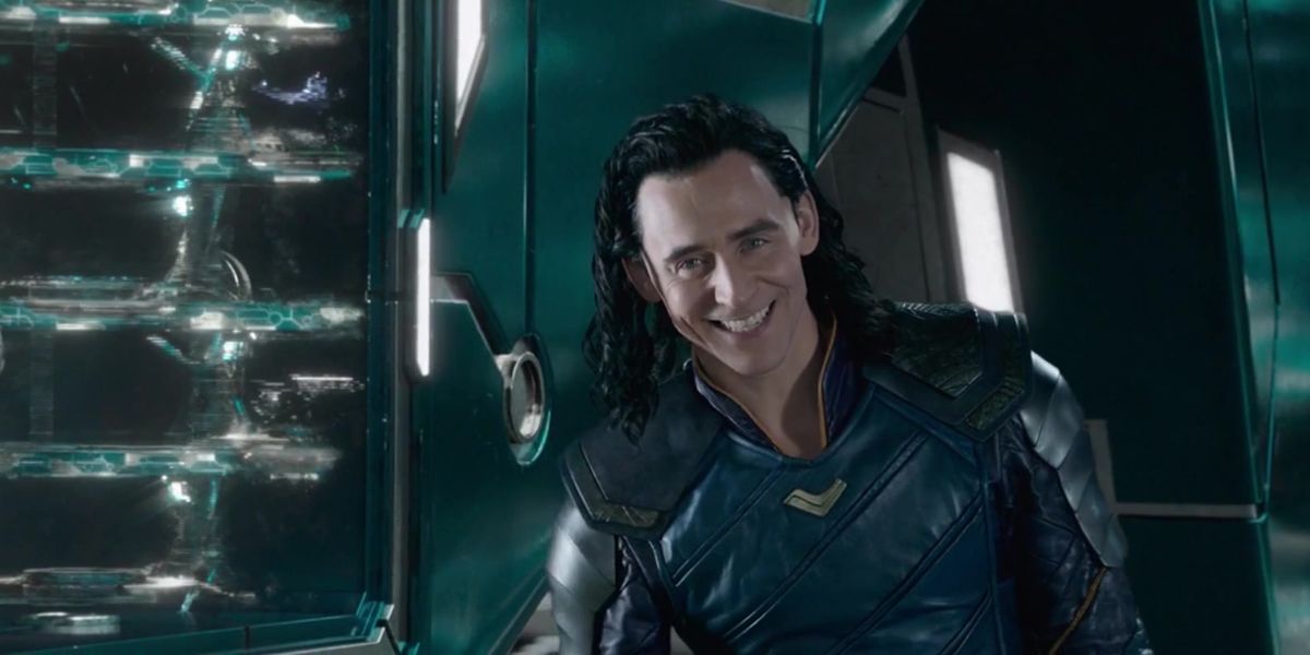 Loki-God of Mischief laughing at Thor in Thor: Ragnarok